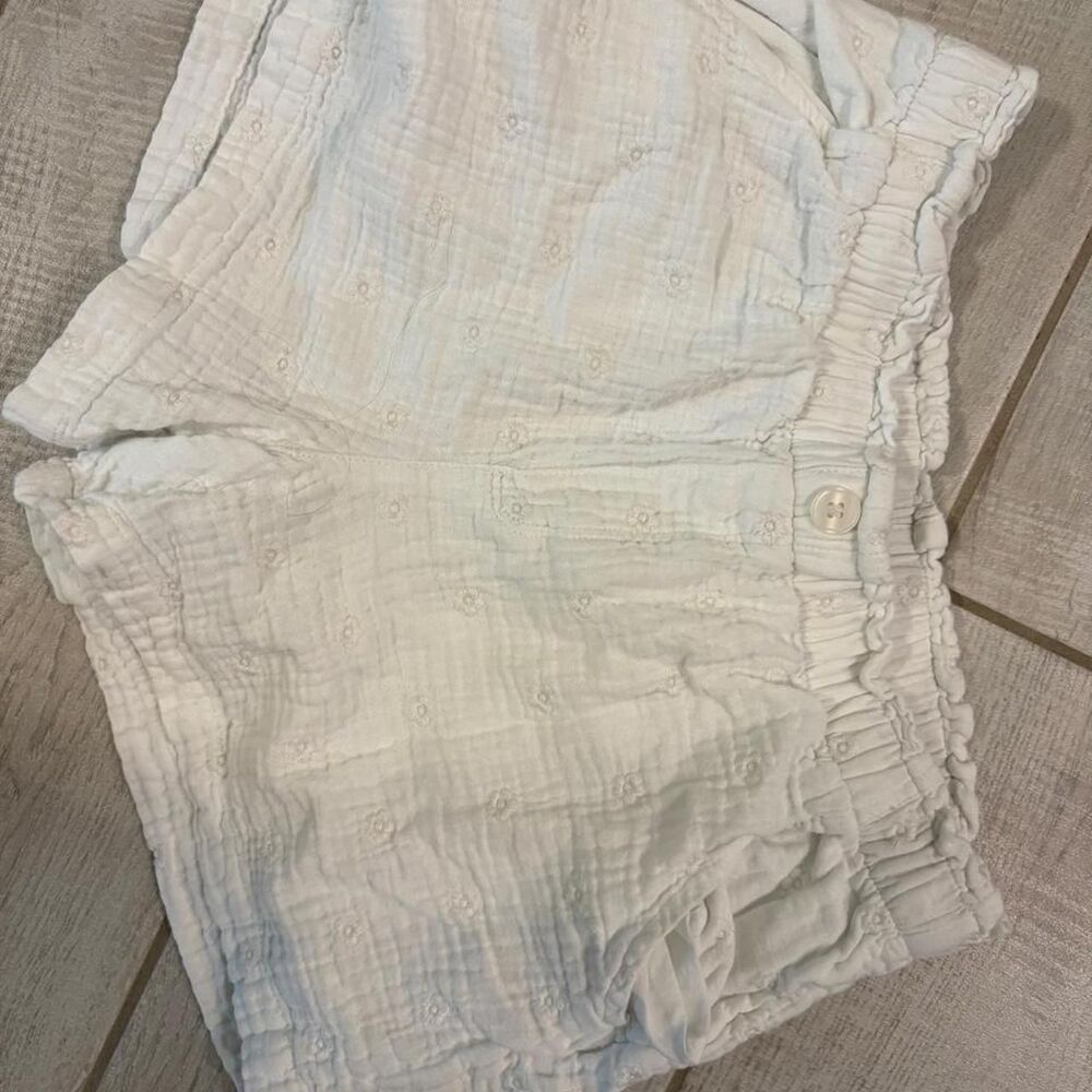 Cat-jack Women's White and Blue Shorts